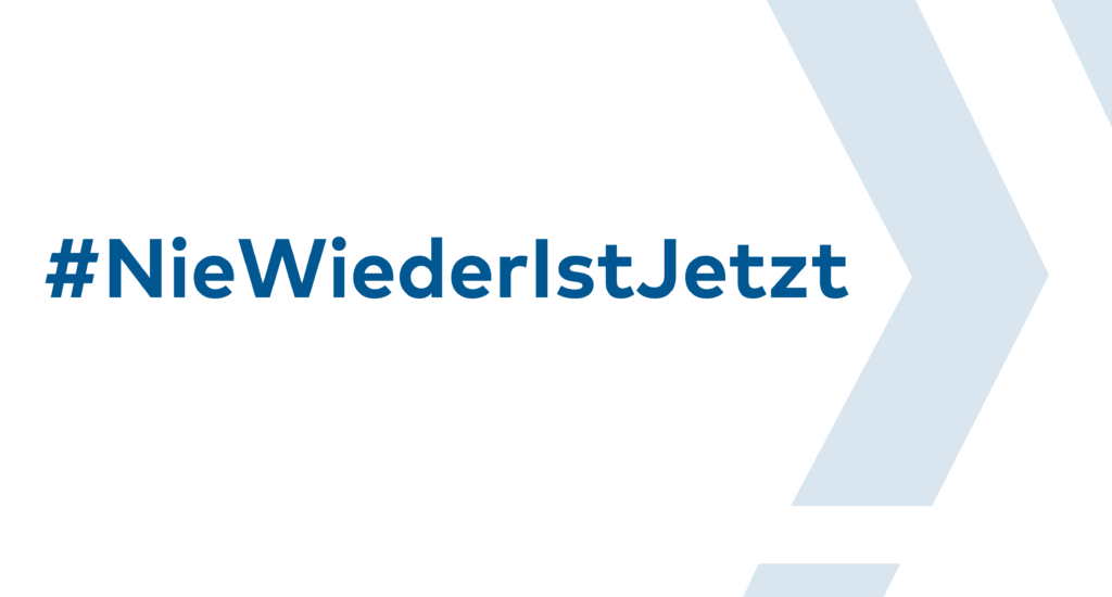 #NieWiederIstJetzt